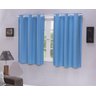 Cortinas Sala Quarto 2,20x1,30 Blackout + Cores Azul - 2