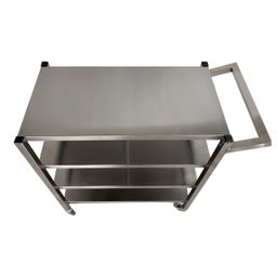 Carro de Transporte Universal Inox 4 Planos Liso Nortinox - 4