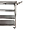 Carro de Transporte Universal Inox 4 Planos Liso Nortinox - 5