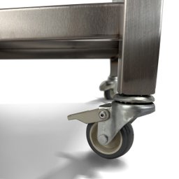 Carro de Transporte Universal Inox 4 Planos Liso Nortinox - 7