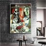 Quadro Decorativo Pablo Picasso Pintura De Uma Familia:90x60 cm/PRETA - 7