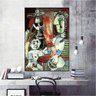 Quadro Decorativo Pablo Picasso Pintura De Uma Familia:90x60 cm/PRETA - 3