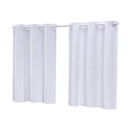 Cortina Janela de Vidro Moderna 2,20x1,30M Blackout Branca - 3