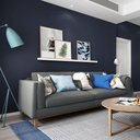 Ver imagem 5 de Papel de Parede Adesivo Lavavel Azul Marinho Super Touch