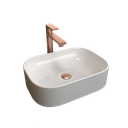 Ver imagem 4 de Cuba Pia de Banheiro Lavabo de Apoio Sobrepor - Branco