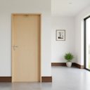 Ver imagem 2 de Porta de Abrir Madeira Amescla Lisa 2,10x0,82 Batente 14 C/ Fechadura Básica Lado Esquerdo