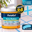 Ver imagem 1 de Kit 24 Rejunte Multiuso Epóxi Azul Piscina Porto Koll 1kg