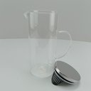 Ver imagem 5 de Jarra de Borossilicato 1,3L Transparente 22x10x10cm Água Suco Chá Bebidas Mesa