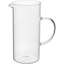 Ver imagem 3 de Jarra Agua Suco Home&co Tampa Inox Borossilicato 1,3l 22x10x10cm Transparente