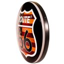 Ver imagem 3 de Luminoso de Parede Route 66 Usa Retrô Vintage para Bar, Garagem, Churrasqueira, Espaço Gourmet
