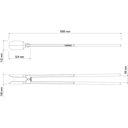 Ver imagem 3 de Cavadeira Articulada Tramontina em Aço com Cabo de Madeira 145 Cm e Batente em Polipropileno Tramont