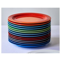 Prato Sobremesa Cerâmica 22cm Oficial Le Creuset Gris - 5