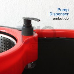 Mop Giratório 360 com Cesto em Inox Limpeza Geral Esfregão - 7
