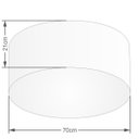 Ver imagem 2 de Plafon para Corredor Cilíndrico Sc-3054 Cúpula Cor Café