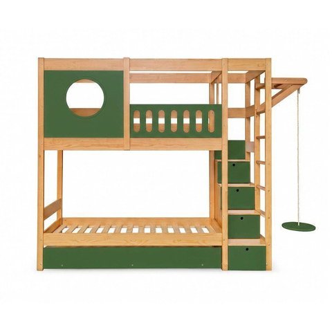 Treliche Active Play com Balanço Infantil Direita Climb Casatema MadeiraOriginals Verde