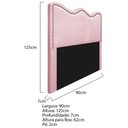 Ver imagem 5 de Cabeceira Solteiro Bari P02 90 cm Para Cama BoxRosa Bebê