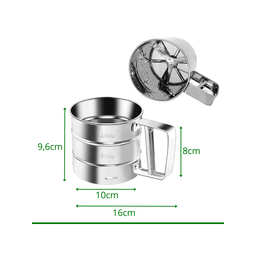 Peneira com Gatilho Manual Aço Inox Snh25 Snel Home - 4
