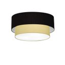 Ver imagem 1 de Plafon para Banheiro Cilíndrico Sb-3017 Cúpula Cor Preto Bege