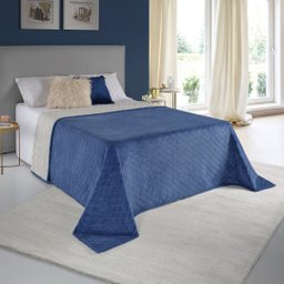 Cobertor Avulso Casal com efeito Pele de Carneiro - Chamber Sherpa Azul Stone - Tekstil - 1
