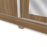 Guarda-roupa Casal 100% Mdf Kappesberg C/pés e 6 Espelhos 3 Portas de Correr 8 Gavetas Nogueira - 5
