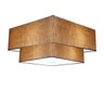 Plafon para Quarto Quadrado Sq-3018 Cúpula Cor Palha - 1