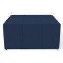 Ver imagem 5 de Puff Decorativo Para Sala de Estar Quadrado Milano 90x90cm W01 Suede Azul Marinho - Lyam Decor