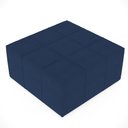 Ver imagem 6 de Puff Decorativo Para Sala de Estar Quadrado Milano 90x90cm W01 Suede Azul Marinho - Lyam Decor
