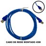 Patch Cord Cabo de Rede Montado Rj45 45M - 1