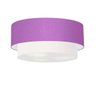 Plafon para Varanda Gourmet Cilíndrico Sv-3063 Cúpula Cor Lilás Branco - 1