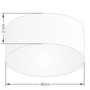 Ver imagem 2 de Plafon para Quarto Cilíndrico Sq-3013 Cúpula Cor Rustico Cinza