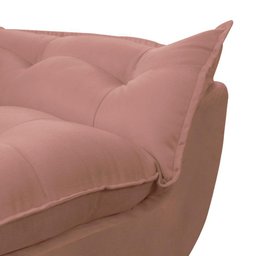 Poltrona Decorativa Sala de Estar Escritório Quarto Prime Cor: Rosa - 5