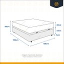 Ver imagem 6 de Cama Box Baú Viúva + Colchão de Molas Ensacadas Anjos Classic 128cm