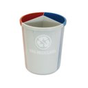 Ver imagem 2 de Lixeiras Plástico com 3 Divisões Coleta Seletiva 2 Unidades