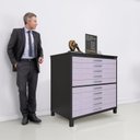 Ver imagem 5 de Mapoteca 10 Gavetas 120,4cm X 122,3cm Aço