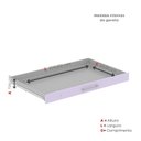 Ver imagem 6 de Mapoteca 10 Gavetas 120,4cm X 122,3cm Aço