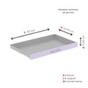 Ver imagem 7 de Mapoteca 10 Gavetas 120,4cm x 122,3cm Aço Preto/Lilas