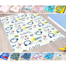 Tapete infantil p/ quarto menino macio e com antiderrapante com tema gamer game - 3