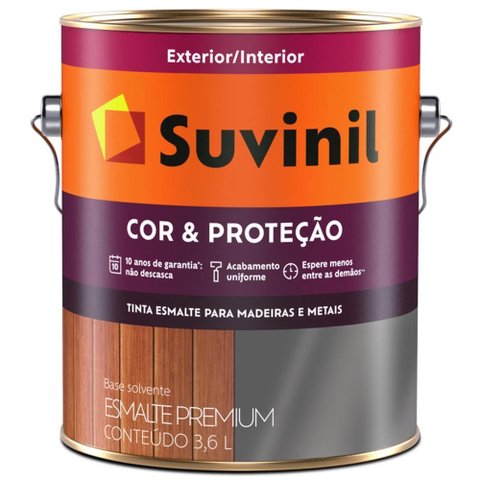 Tinta Esmalte Sintético Cor e Proteção Fosco para Madeira e Metal 3,6 Litros Verde Escolar - 5340395