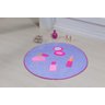 Tapete Infantil para Quarto Pelúcia Maquiagem Lilás - 1
