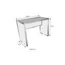Ver imagem 3 de Mesa Reta Corp 25mm 180cm Bramov Móveis