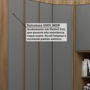 Ver imagem 6 de Guarda Roupa Casal Modulado de Canto 8 Portas e 4 Gavetas Avelã Pf-cinza Supremo Pf
