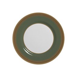 Conjunto com 6 Pratos de Sobremesa Celebrate Verde Ø21cm Alleanza Cerâmica - 1