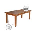 Ver imagem 2 de Conjunto Jantar Mesa Aurora Retangular Madeira Maciça 180x80 com 6 Cadeiras Paris Base Alumínio