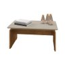 Mesa de Centro Sala de Estar Lilibeth Off White/Naturale - 2