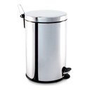 Ver imagem 1 de Lixeira Aço Inox C/pedal E Balde Interno 20 Litros - Brinox