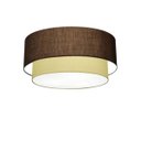 Ver imagem 1 de Plafon para Banheiro Cilíndrico Sb-3017 Cúpula Cor Café Bege