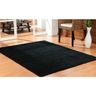 Tapetes Peludo 2,80 x 1,90M Preto Fabrico Sob Medida Msg - 2