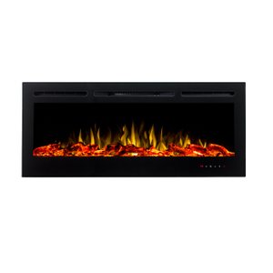 Lareira Eletrica, Tela 55", Tensao 220v, Frequencia 60hz, Potencia 1500w, Ipxo, Classe I - Cor Preta