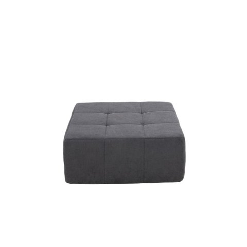 Puff para Apoio de Pés Modular 86cm Kappesberg Boucle Titanio