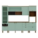 Ver imagem 2 de Armário de Cozinha Compl Genialflex Iluminata Liz Verde Mint